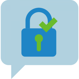 Secure Messaging Icon