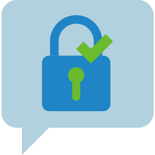 Secure Messaging Icon